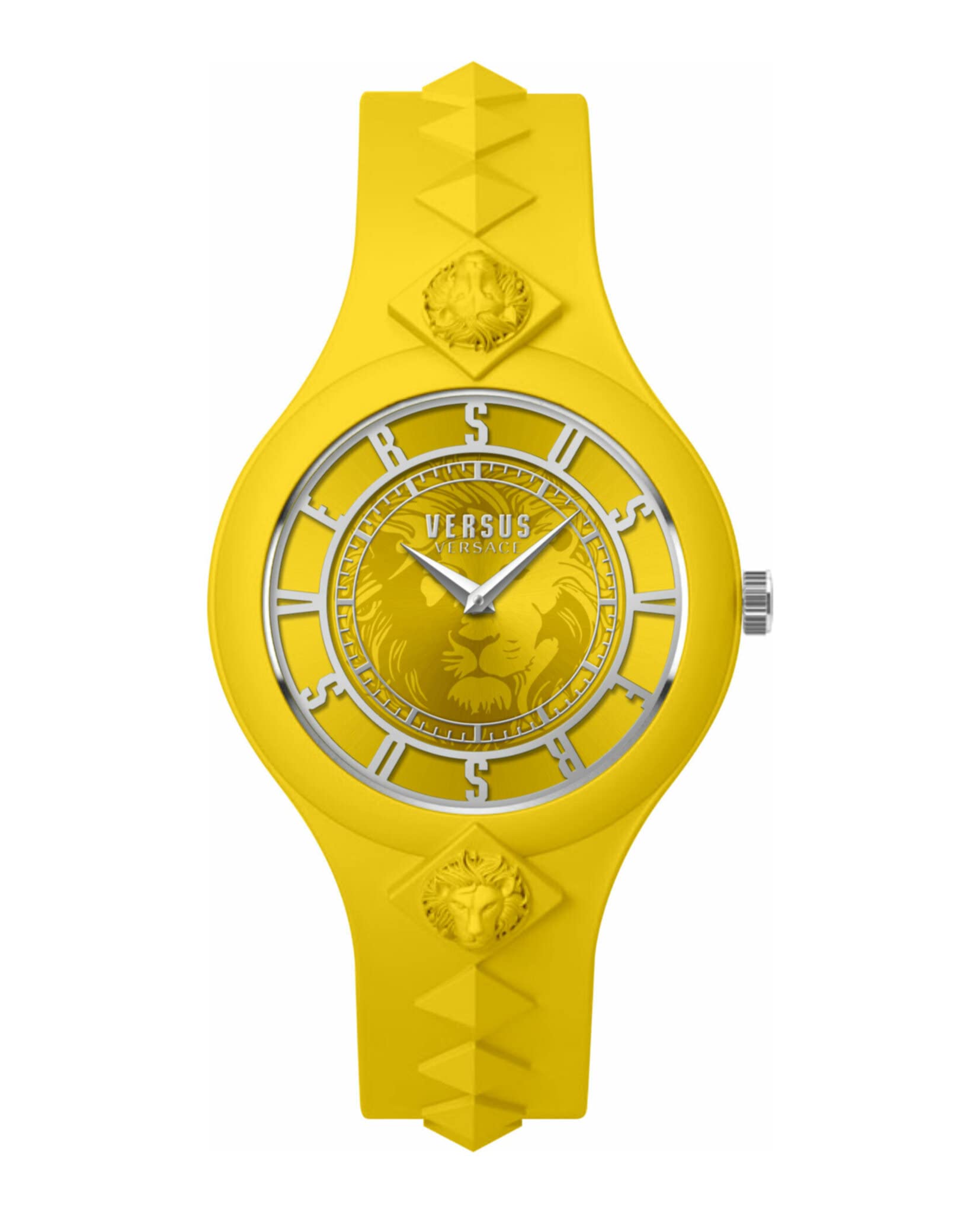 Versus Versace Fire Island Luxury Women's Watch - Yellow Strap, Yellow Case & Dial | Fashion Accessory for Parties, Events & Everyday Wear