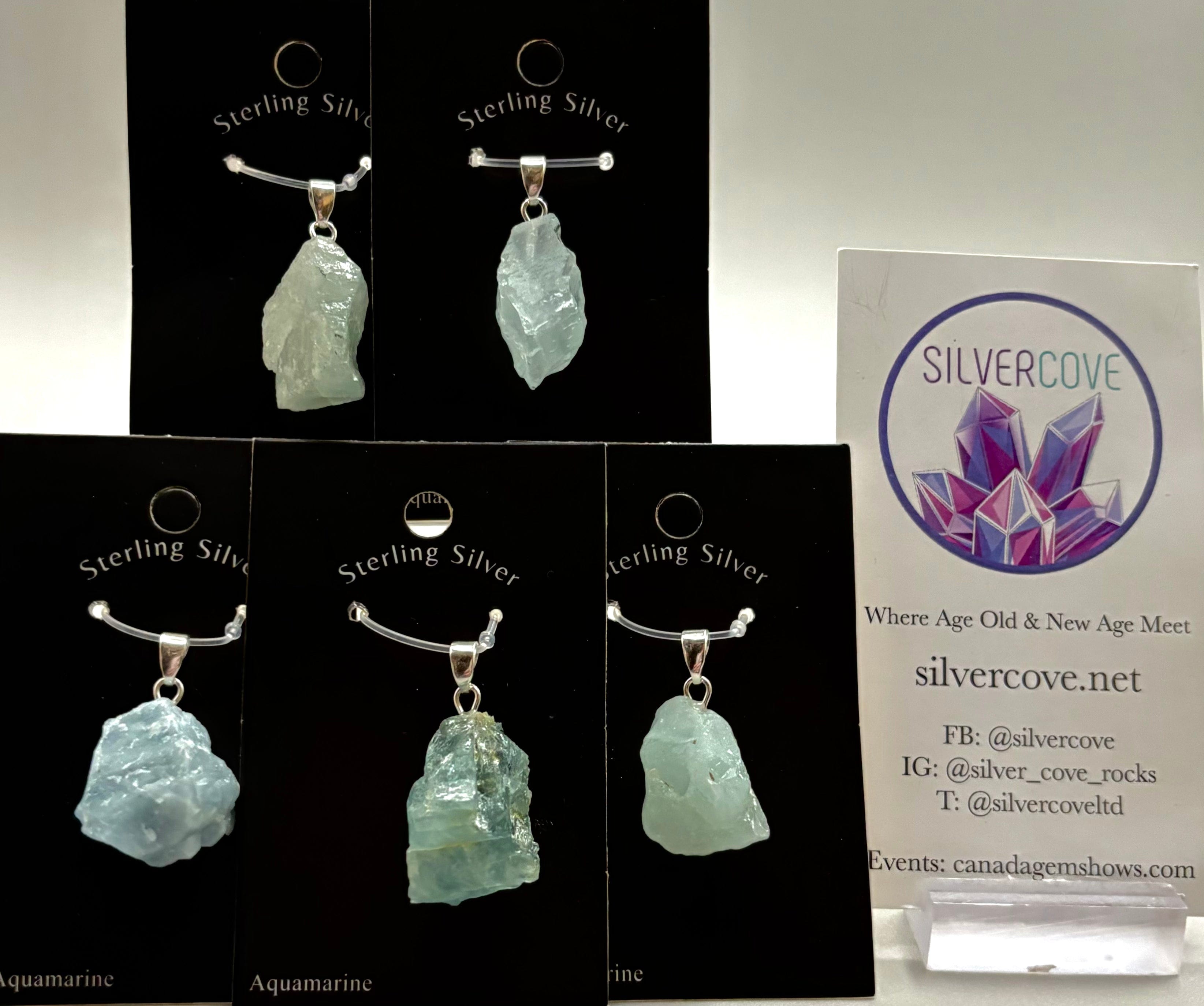 Elegant Aquamarine Sterling Silver Pendant Necklace for Women - Perfect for Weddings, Birthdays & Everyday Jewelry