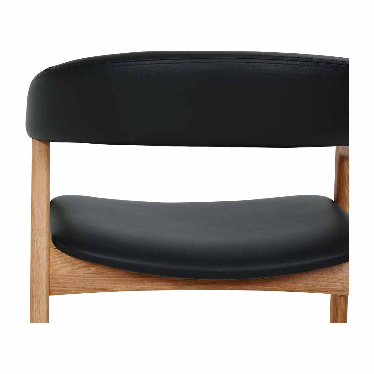 Concorde Leather Dining Arm Chair - Premium Genuine Leather Upholstered Dining Room Chair for Kitchen, Dining Table, and Home Decor - Comfortable & Stylish Seating for Family Meals and Entertaining Guests