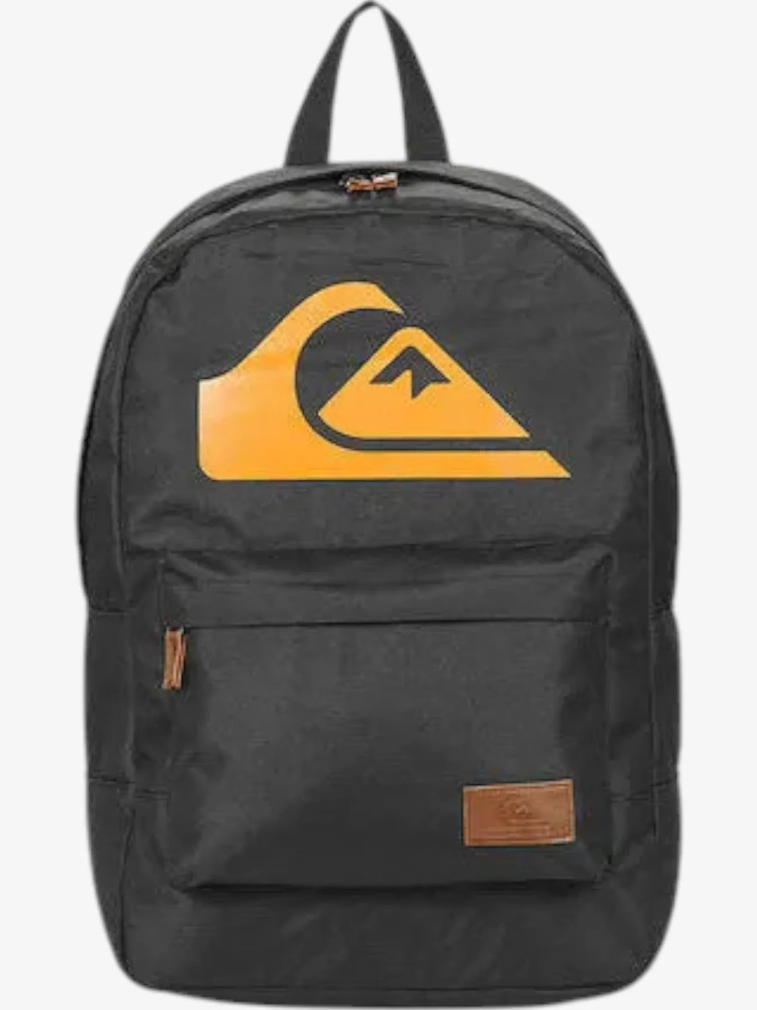 Quiksilver New Night Track Backpack - Black & Orange Water-Resistant Hiking & Travel Backpack for Men & Women - Perfect for School, Work, Outdoor Adventures & Daily Commute