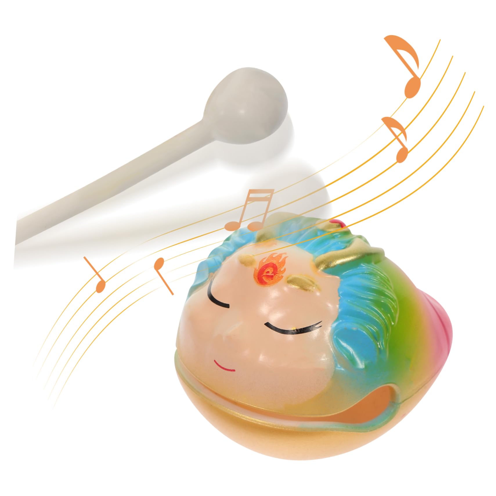 WOONEKY Wooden Percussion Fish Toy Set - Musical Instrument for Kids, Rhythm Learning Toy, Cartoon Percussion Game for Toddlers - Perfect for Early Childhood Education & Music Class Activities