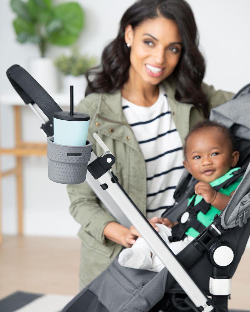 Skip Hop Stroll & Connect Universal Cup Holder for Strollers - Insulated Drink Holder for Baby Carriages, Travel & Outdoor Activities