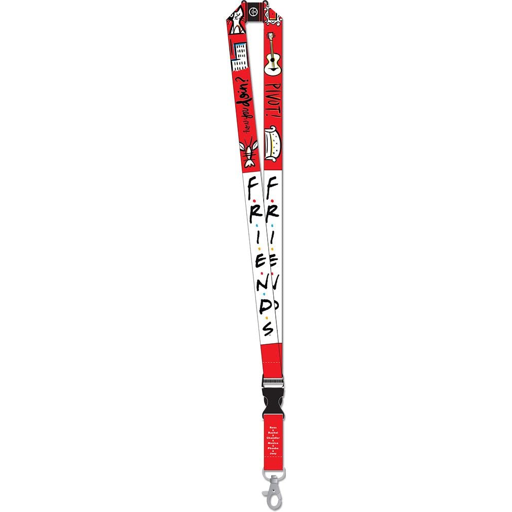 Friends Lanyard Badge Holder - ID Badge Reel for Work & Events