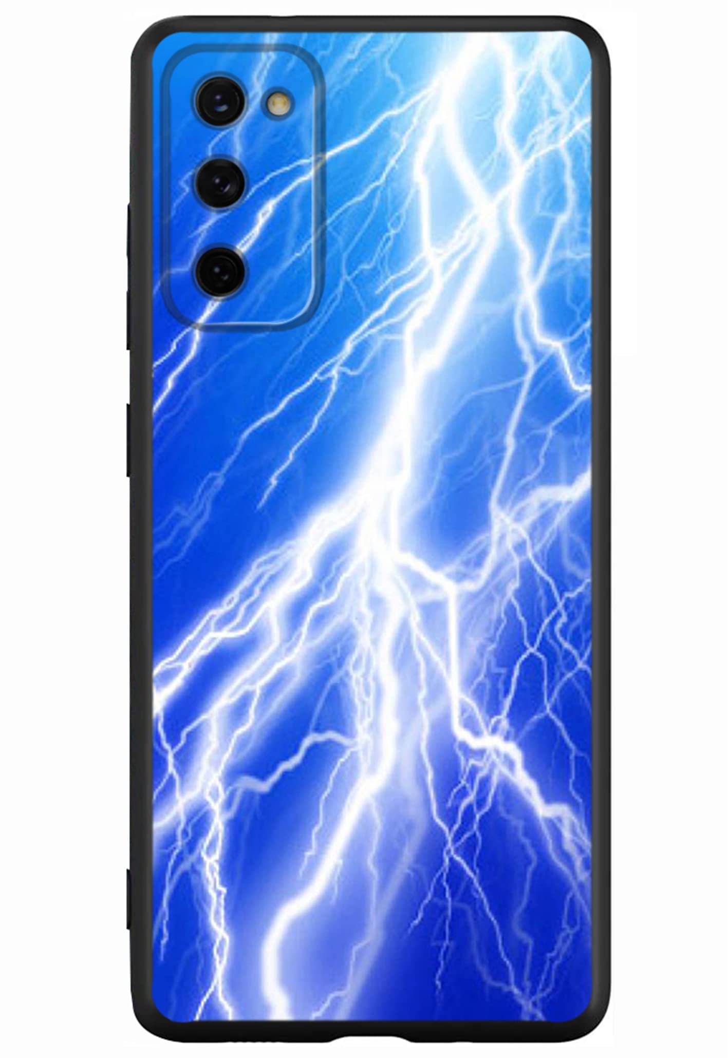 Samsung Galaxy S20 FE 5G Case with Lightning Bolt Design - Shock-Absorbent TPU Protective Phone Cover for Impact Protection - Perfect for Outdoor Activities, Sports & Daily Use
