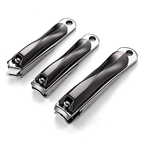 Premium Stainless Steel Nail Clippers - Professional Nail Art Cutter, Nipper & Trimmer for Manicure & Pedicure | Portable Nail Cutting Tool for Home, Salon & Travel Use