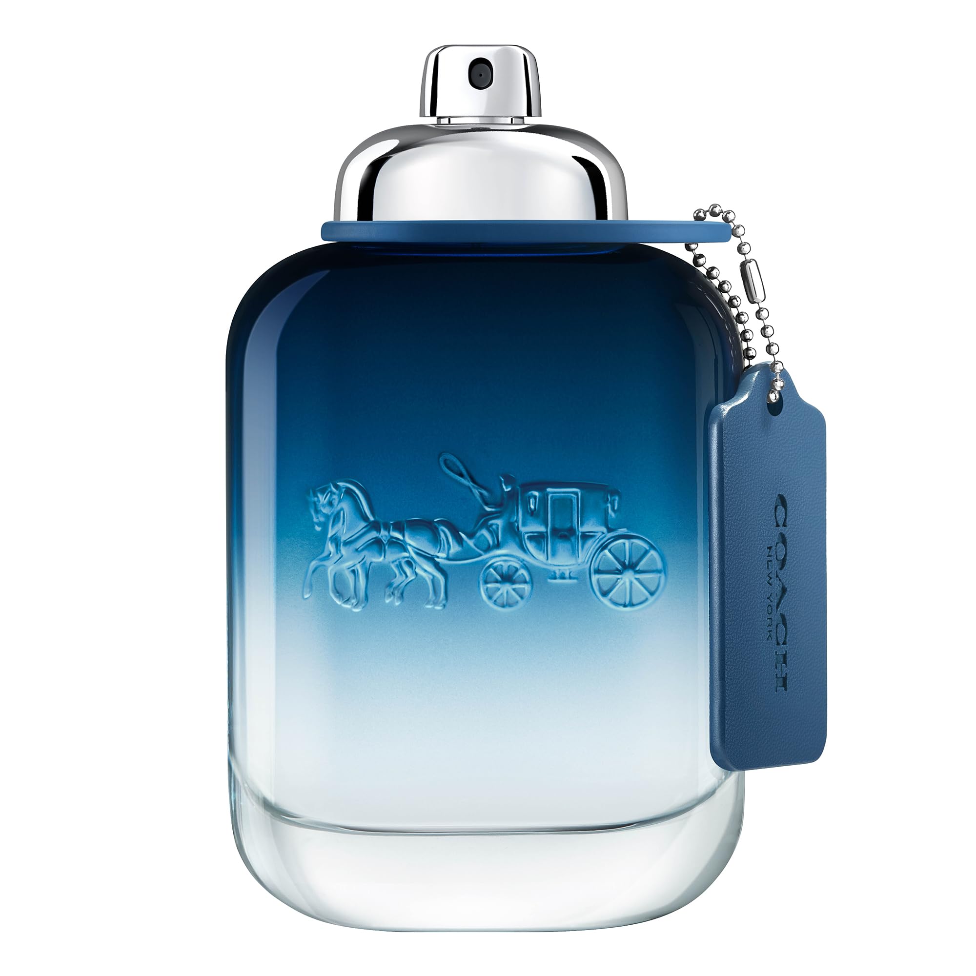 Coach Blue Eau de Toilette for Men - Long Lasting Cologne with Lime Oil, Black Pepper & Amber Notes - Fougere Aquatic Fragrance - Perfect for Date Night & Office Wear