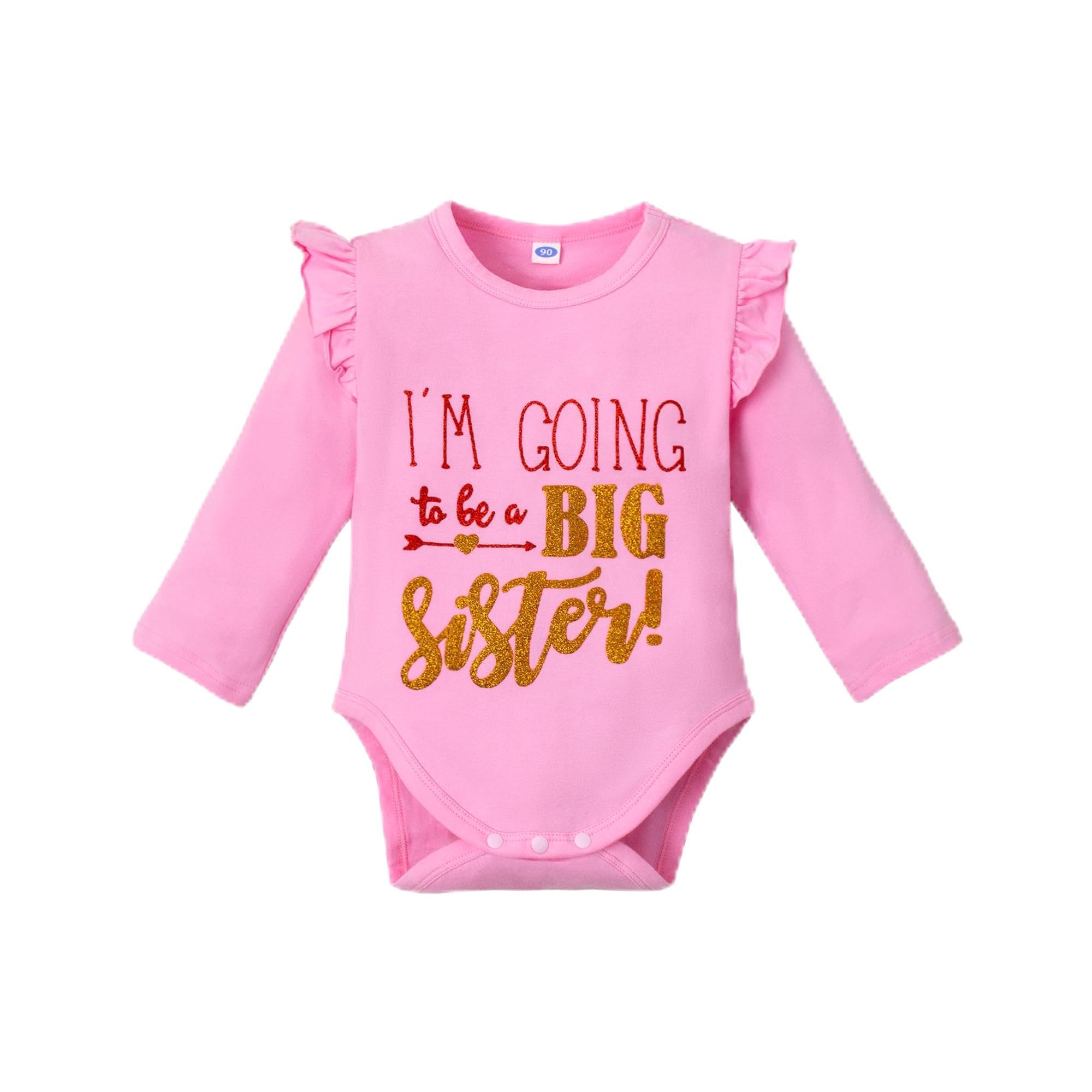 LYSMuch Big Sister T-Shirt for Toddler Girls - Family Matching Outfit