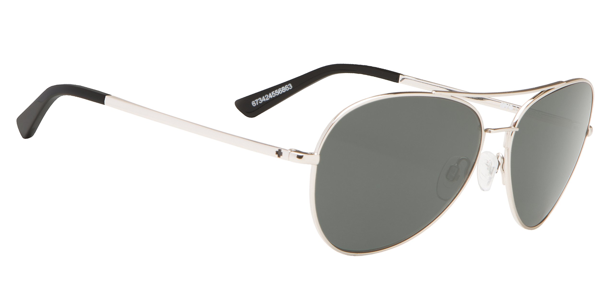 Spy Optic Women's Whistler Aviator Sunglasses - Polarized UV Protection - Fashionable Retro Style for Driving, Beach & Outdoor Activities
