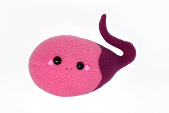 Handmade Ovary Plush Toy - Soft & Cute Stuffed Animal for Kids, Teens & Adults | Perfect for Gifts, Home Decor & Cuddling