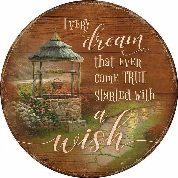 Every Dream Starts with a Wish - Inspirational Wall Art for Home & Office Decor | Perfect for Bedrooms, Living Rooms & Gift Giving