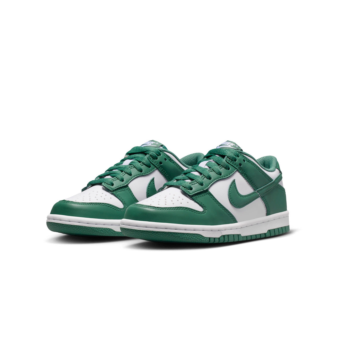 Nike Kids Dunk Low 'Spruce Green' Sneakers - Lightweight Basketball Shoes for Boys & Girls - Perfect for School, Sports & Casual Wear