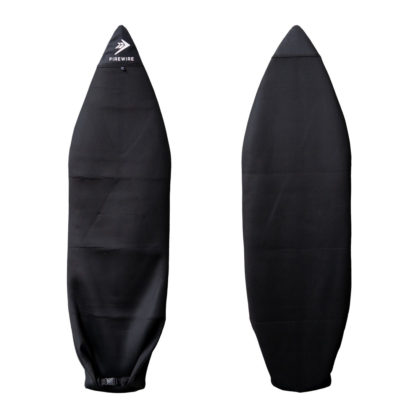 Firewire Black Mesh Board Sock for Shortboards - Durable Surfboard Cover for Protection & Storage - Perfect for Travel & Beach Days