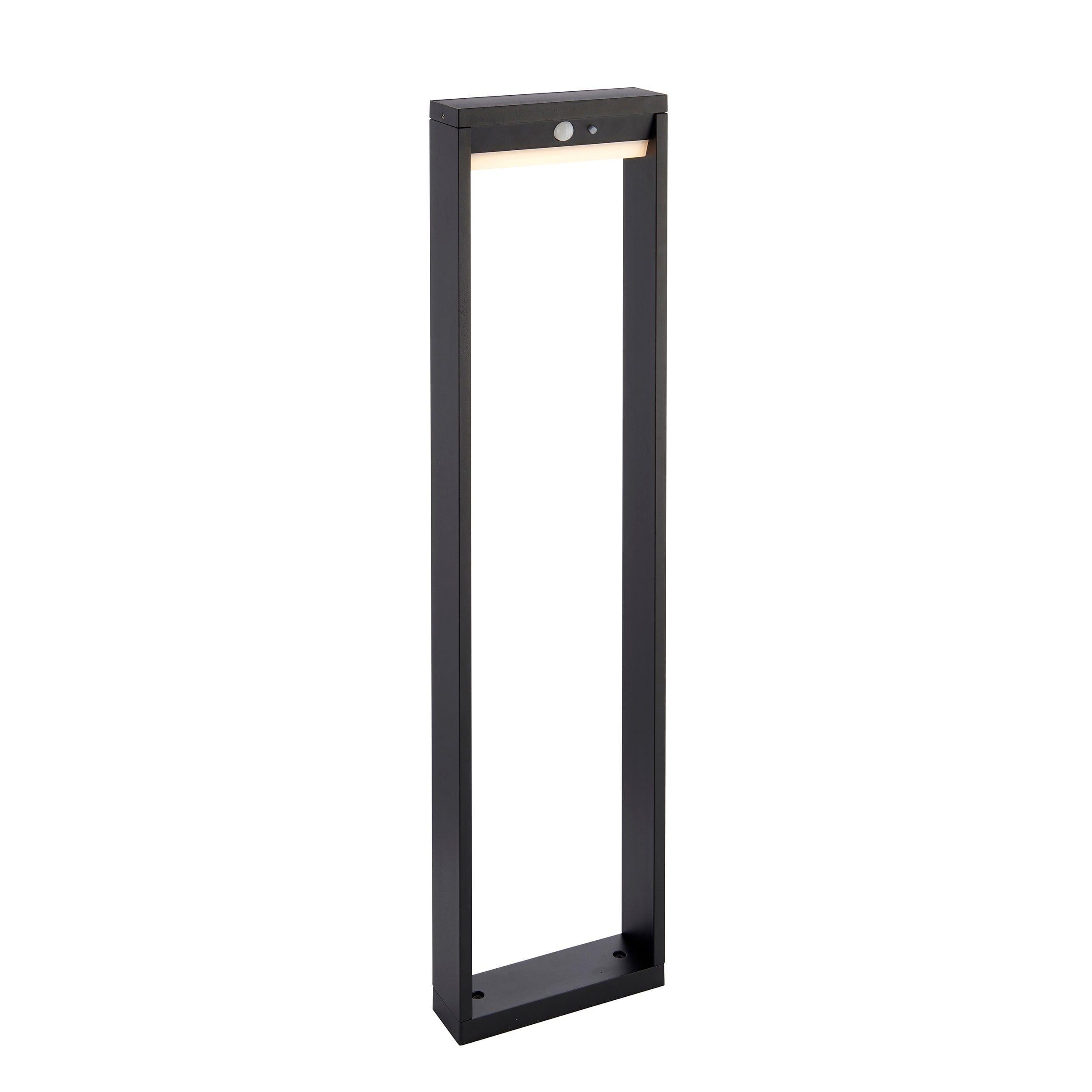 Dannah 1 Light Solar Outdoor Bollard Light with PIR Sensor - Weatherproof LED Pathway Lighting for Garden, Walkway, Driveway & Landscape - Motion Sensor Security Light for Nighttime Safety