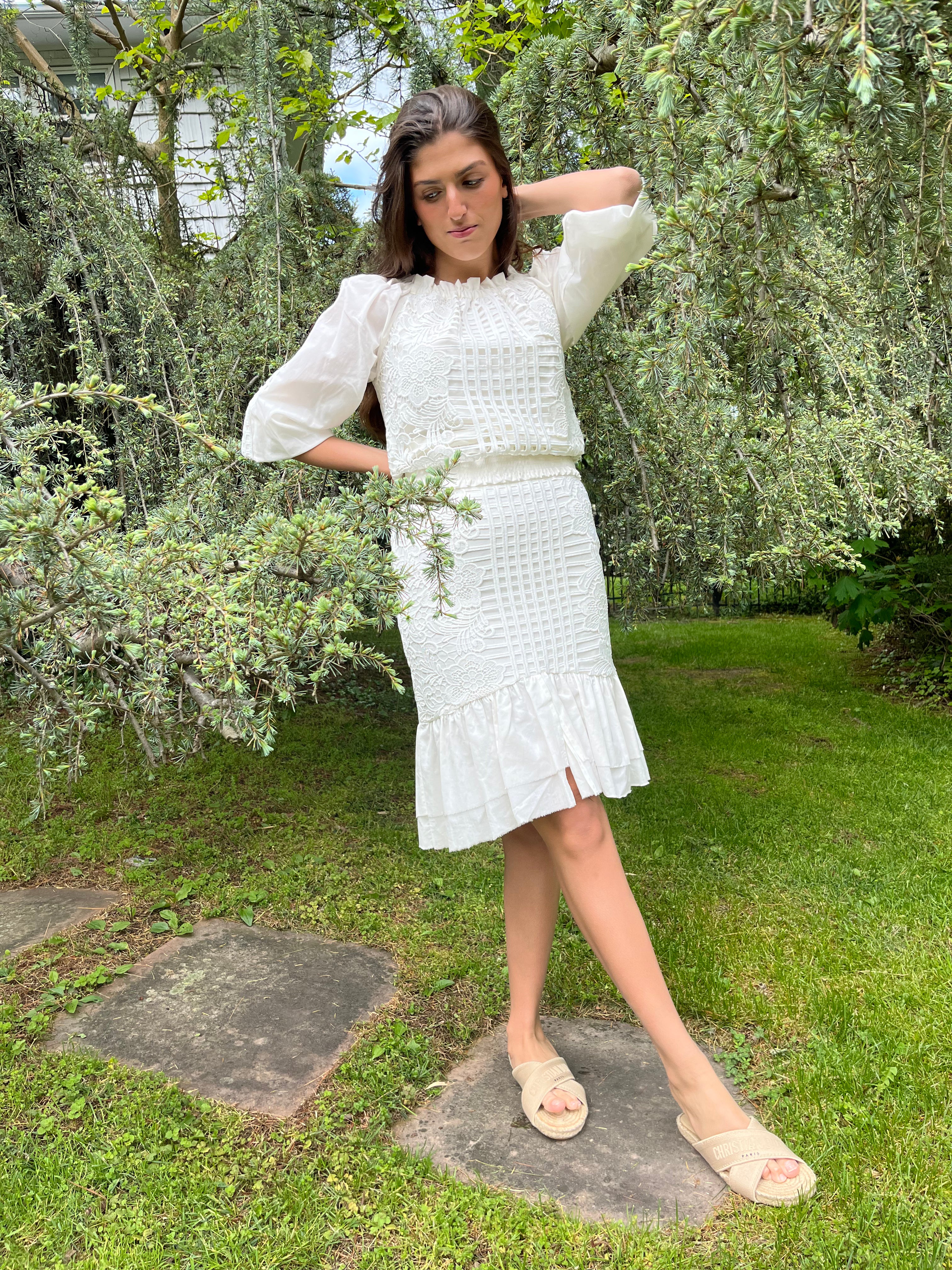 Stylish Lattice Skirt for Women - Trendy Floral Lace Summer Skirt | Perfect for Beach, Party & Casual Outfits