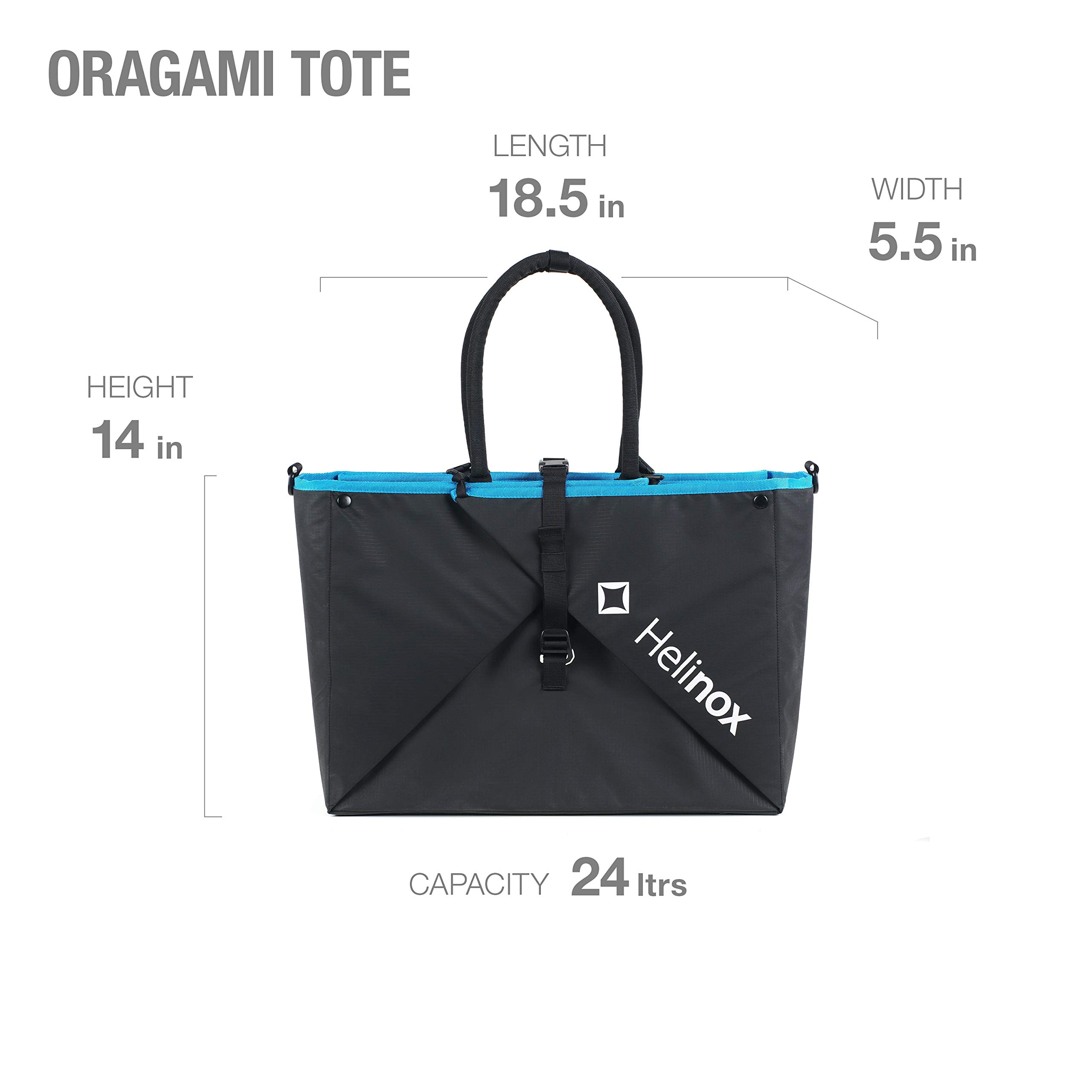 Helinox Origami Tote Combo - Lightweight Portable Gear Carry System & Picnic Mat for Outdoor Camping, Hiking, Beach and Picnic Activities