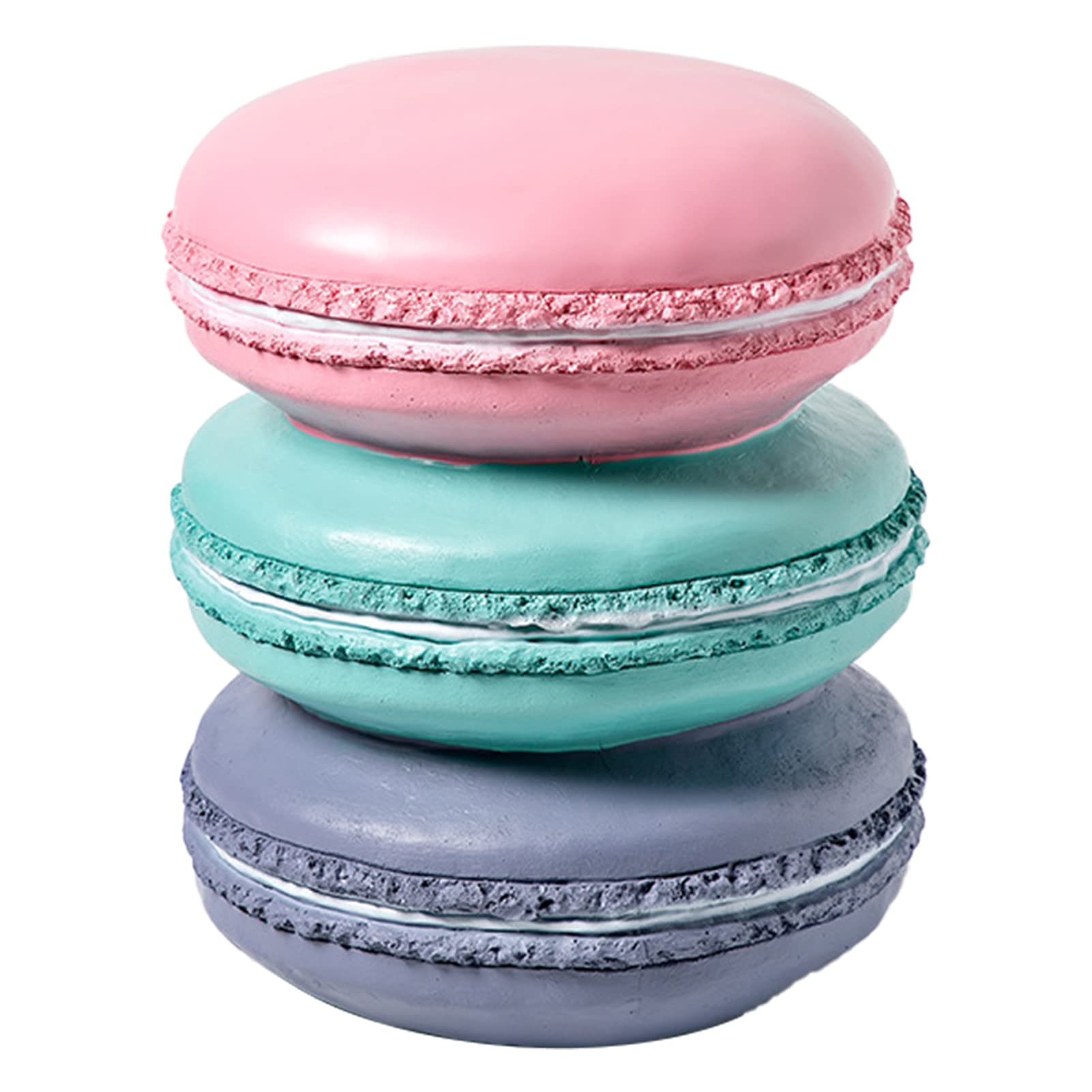 Simulated Food Stool - Cute Soft Cookie-Shaped Footrest Ottoman for Home Decor | Comfortable Retro Darling Cookies Stool for Living Room, Bedroom & Nursery