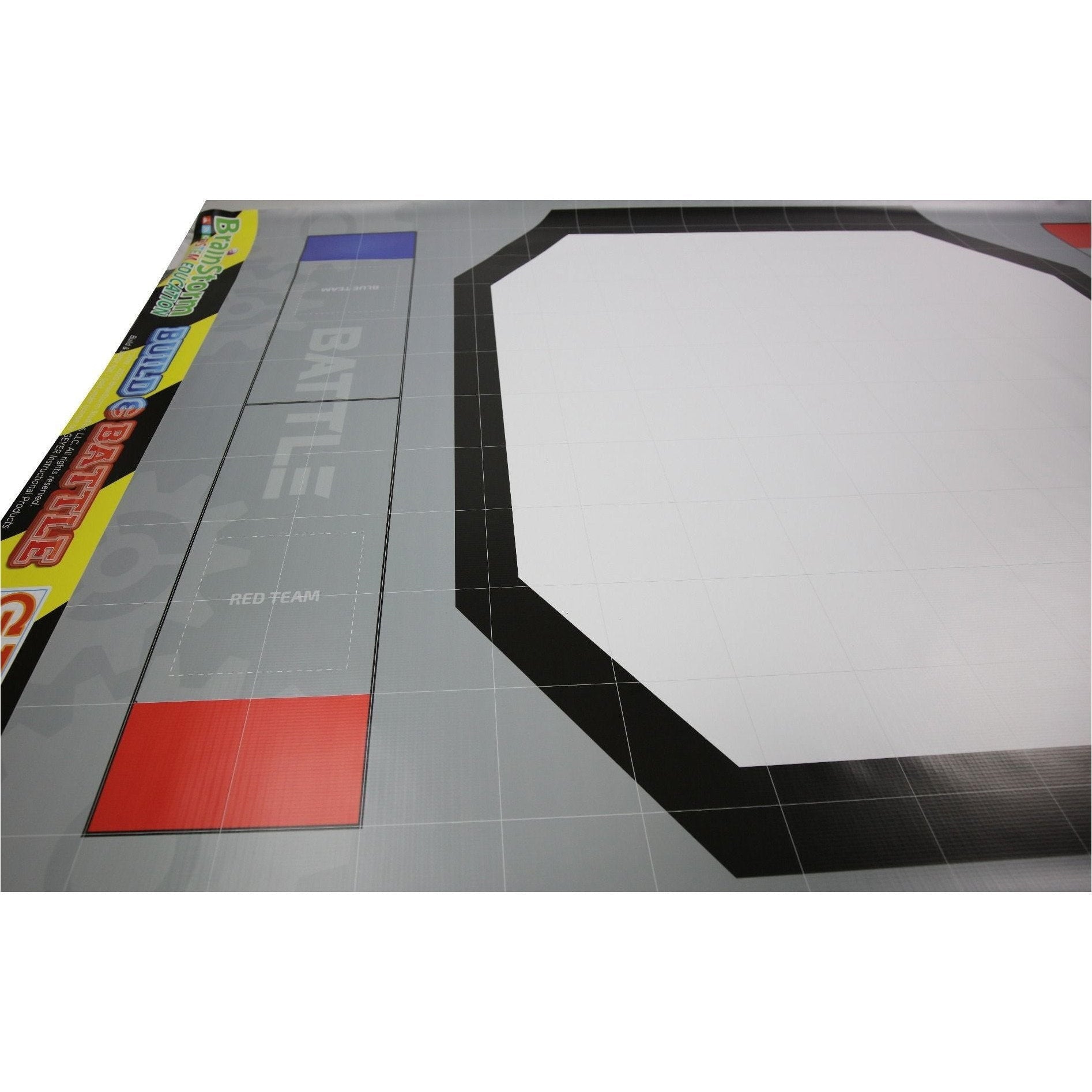 Geyer BrainStorm STEM Education Robotics Activity Mat for Kids - 80 x 44.75 Inch Build & Battle Game Mat | Perfect for Classroom STEM Learning, Robotics Competitions & Home Education Activities
