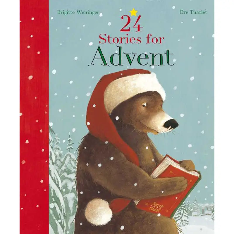 24 Christmas Advent Stories Book by Brigitte Weninger | Holiday Family Reading Tradition | Perfect for Kids Bedtime & Christmas Countdown