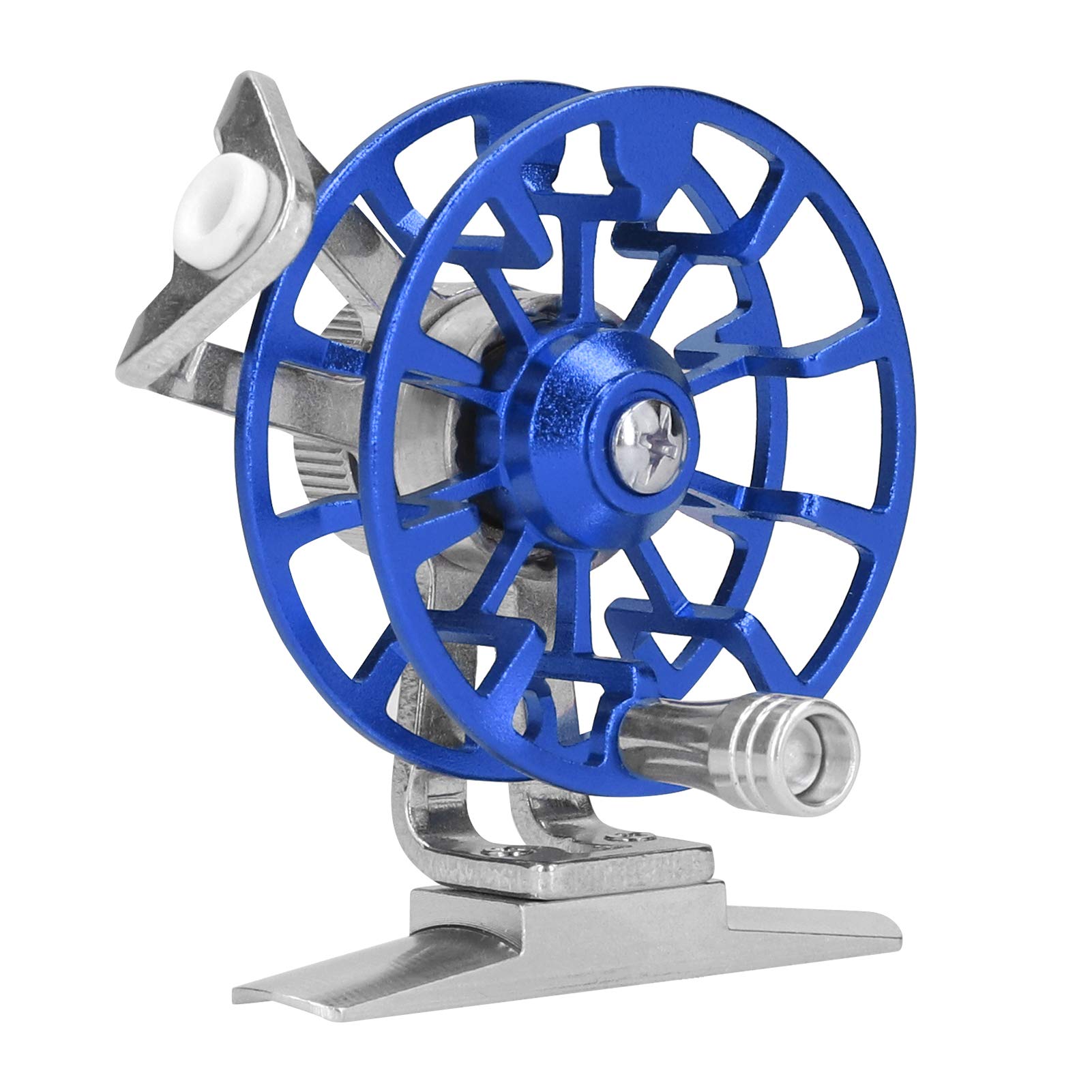 Right Handed Fishing Raft Wheel - Portable Ice Fishing Reel with Lightweight Design for Winter Angling | Perfect for Ice Fishing, Kayak Fishing & Outdoor Adventures
