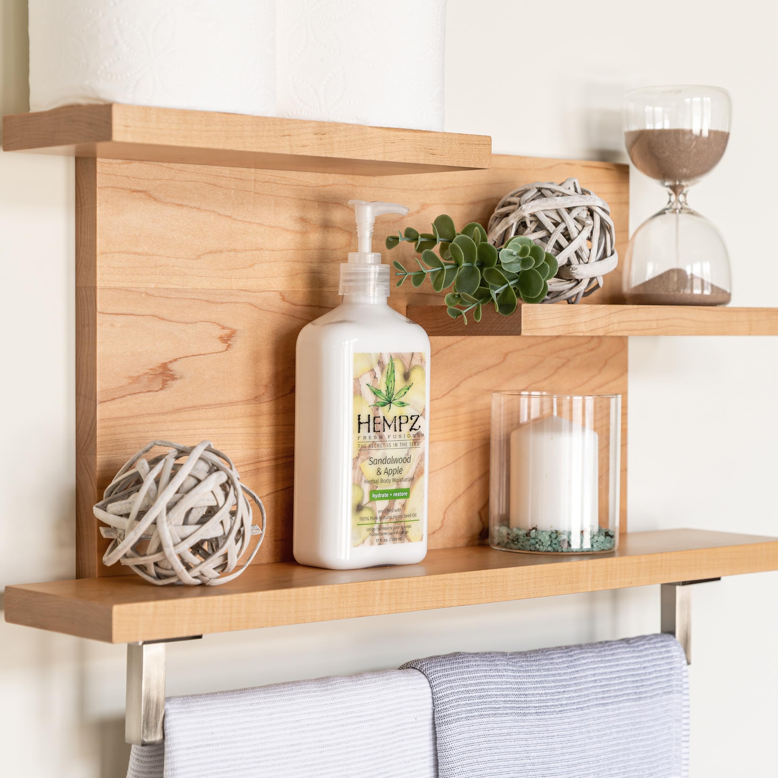 Straga Rustic Wall Mounted Bathroom Shelves - 23