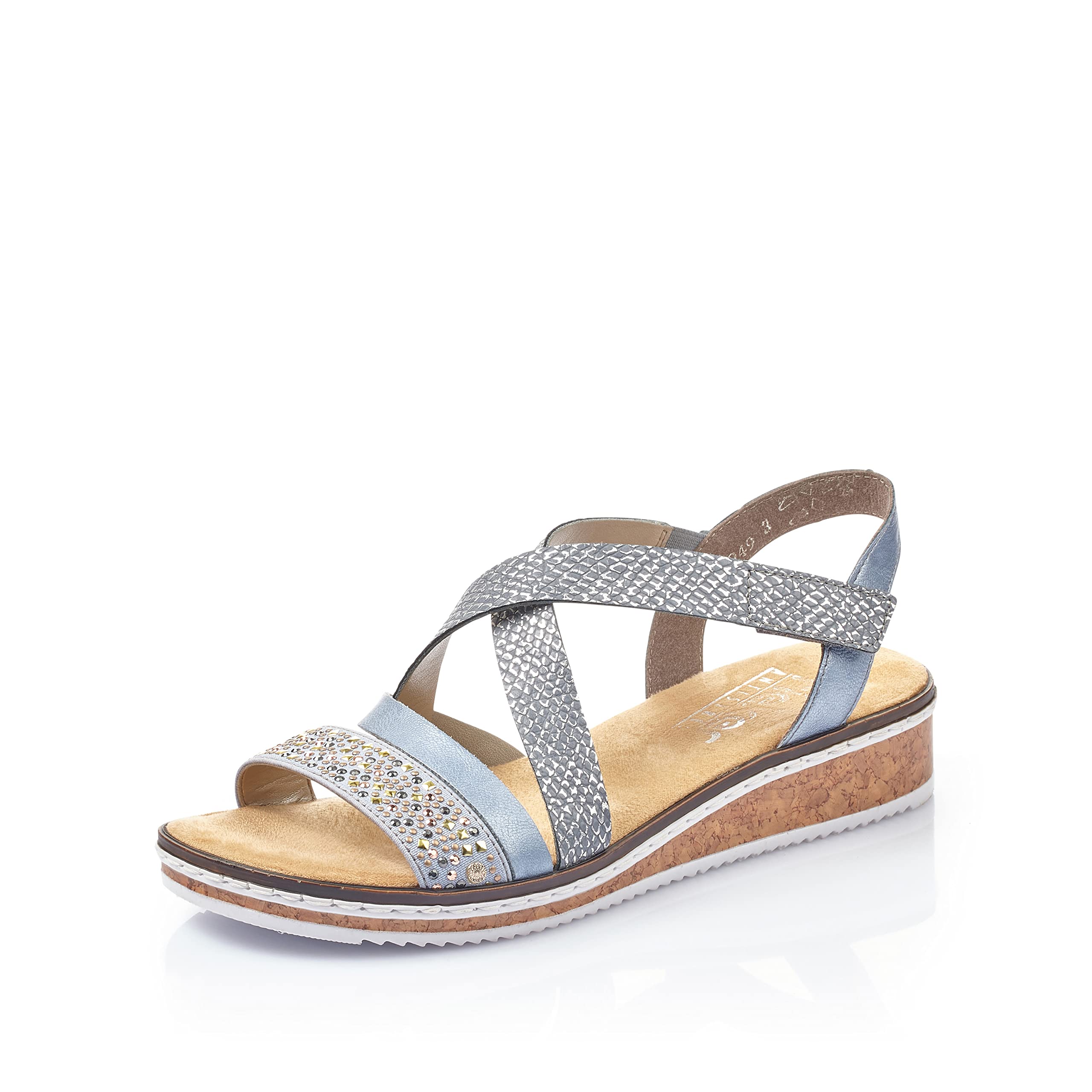 Rieker Women's Comfortable Closed Toe Sandals - Stylish & Supportive Summer Shoes for Walking, Travel & Casual Outfits