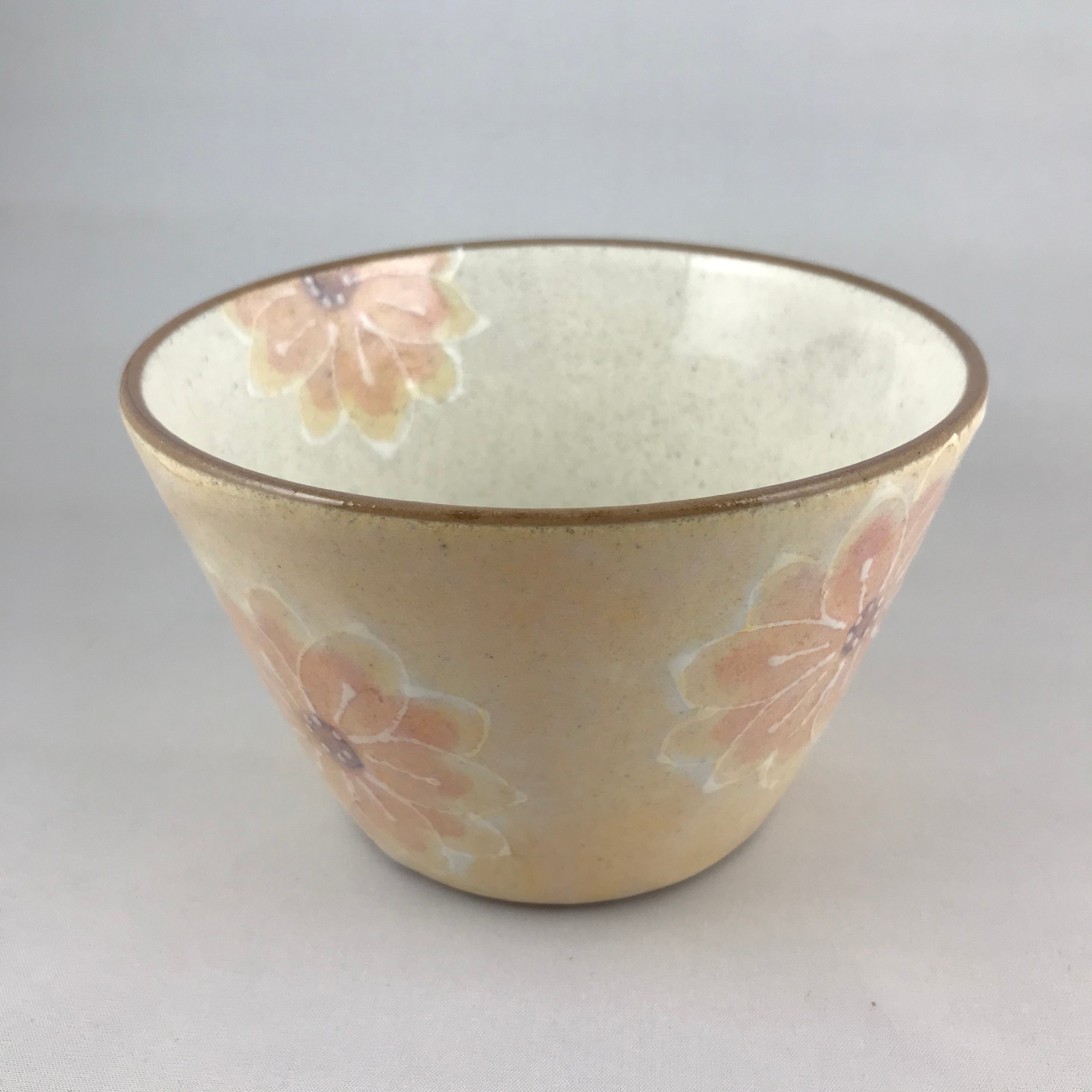 Handmade Folk Flower Bowl - Ceramic Decorative Serving Bowl for Salads, Fruits, Snacks | Perfect for Home Decor, Kitchenware, and Party Serving