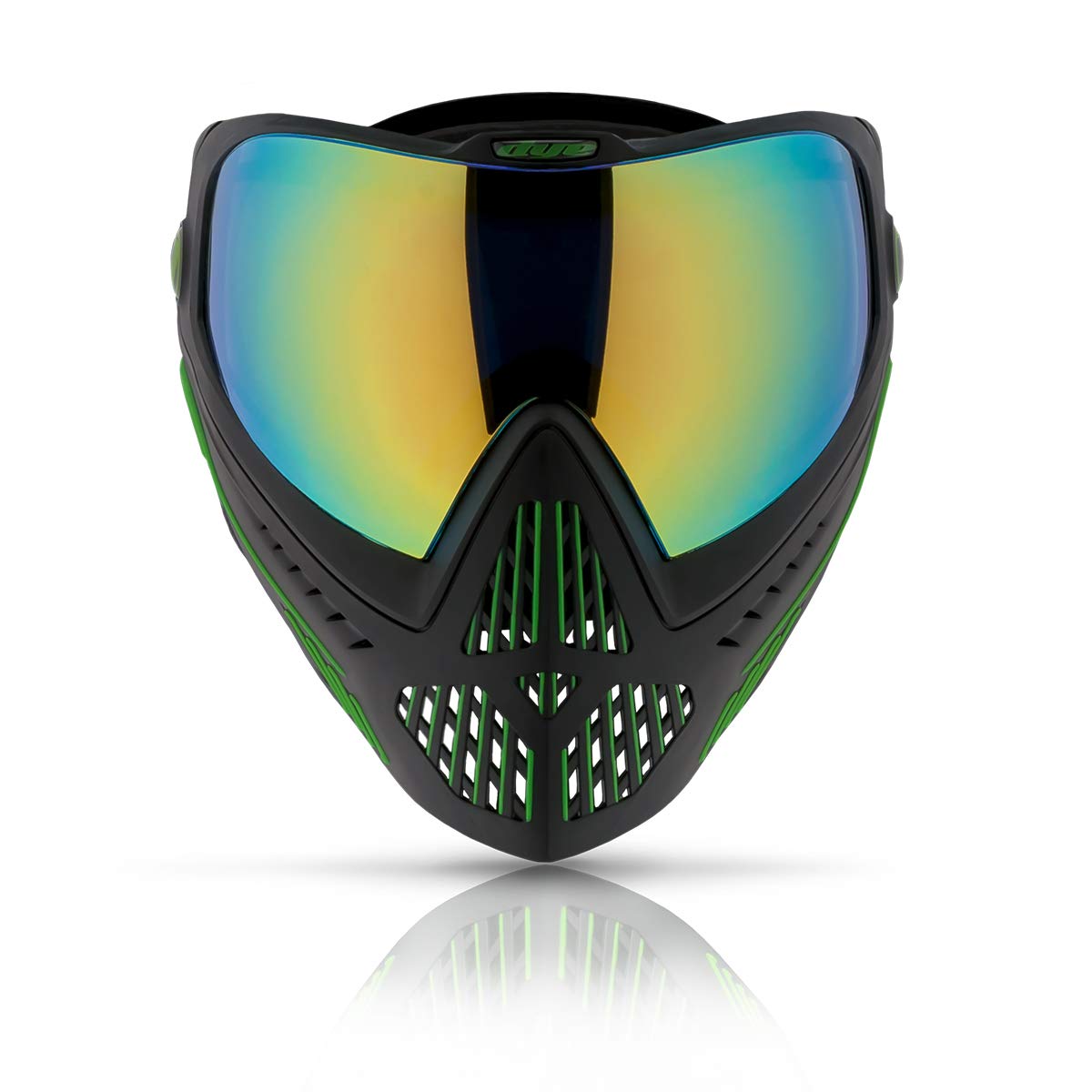 Dye i5 Paintball Goggles - Emerald 2.0 with Northern Lights Thermal Lens Combo | Anti-Fog, UV Protection | Perfect for Tournament Play & Woodsball Scenarios