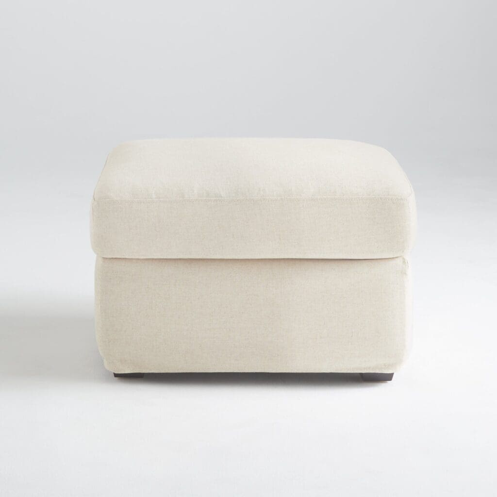 Cyan Design 11450 Sovente Ottoman in White - Modern Storage Ottoman Bench for Living Room, Bedroom & Entryway
