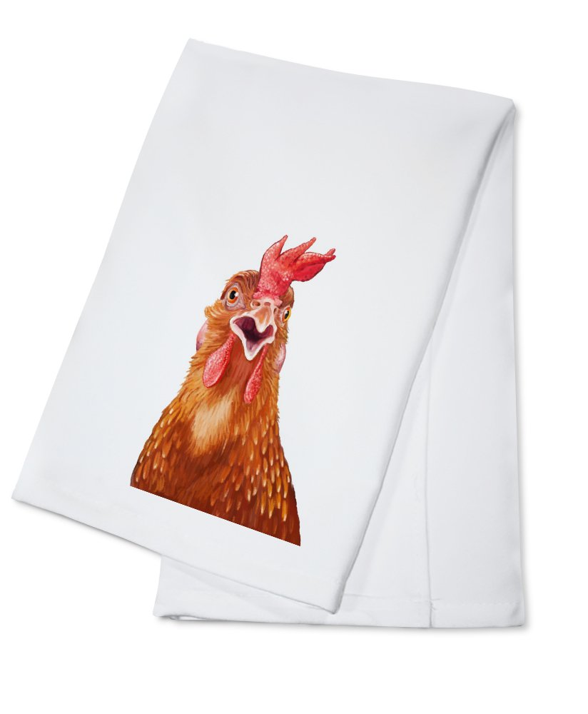 Premium 100% Cotton Chicken Tea Towel - Absorbent & Decorative Hand Towel for Kitchen, Dining & Home Decor | Perfect for Farmhouse, Country & Rustic Style Kitchens