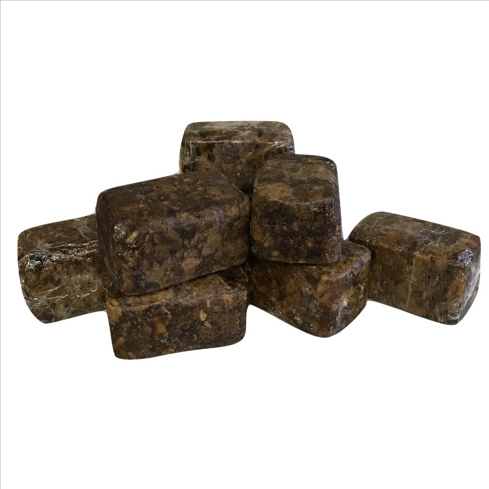 Authentic African Black Soap from Ghana - 5 lbs Natural Skincare for Acne, Eczema & Dark Spots | Organic Shea Butter, Coconut Oil | Face & Body Cleanser for Sensitive Skin | Ideal for Daily Cleansing, Exfoliating & Moisturizing