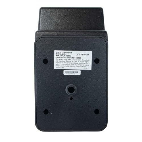 Linear AKR-1 Standalone Digital Keypad with Built-in Radio Receiver - Secure Access Control for Homes & Businesses | Easy Installation & Wireless Operation