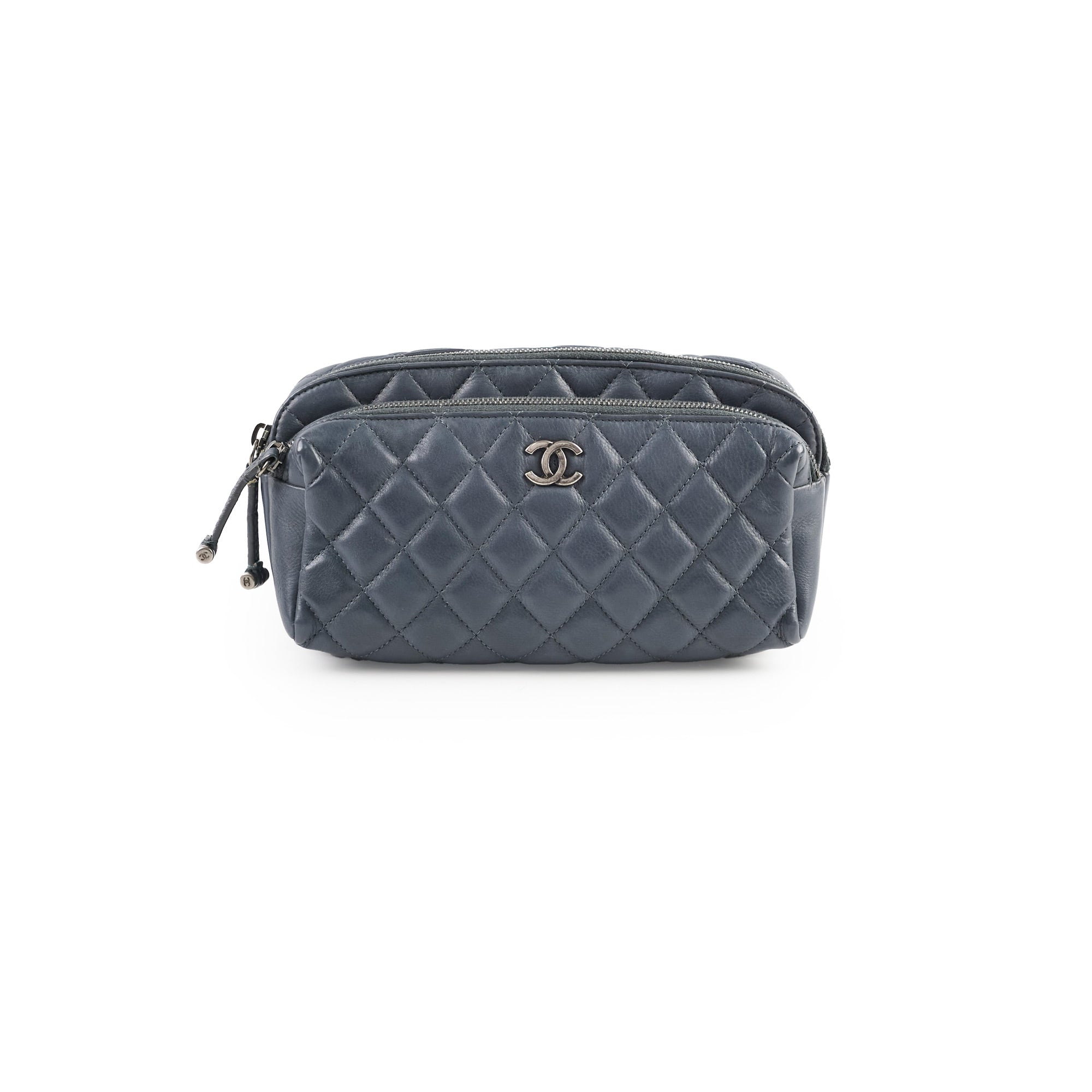Chanel Street CC Waist Bag Dark Grey - Luxury Crossbody Fanny Pack for Women | Perfect for Travel, Shopping & Everyday Use