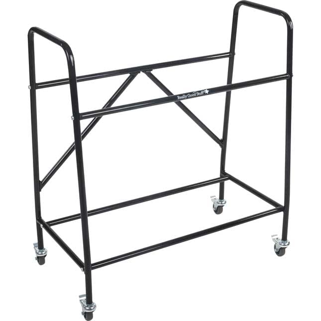 Mid-Size Mobile Storage Rack with 4 Picture Book Bins - Organize Classroom, Library & Kids Room - Really Good Stuff Storage Solution