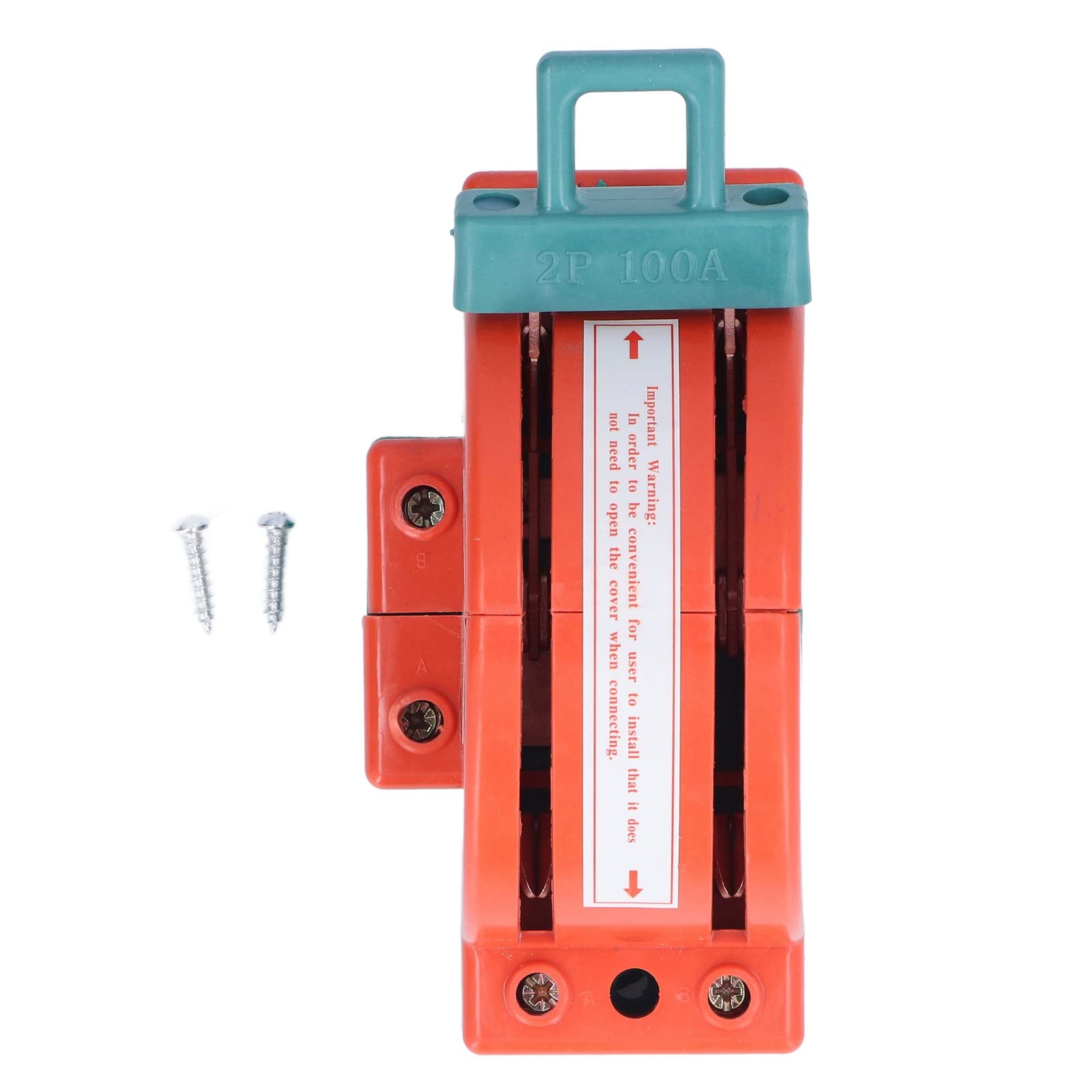 100A 2 Pole Double Throw Knife Switch - Heavy Duty Electrical Disconnect Safety Switch for Home Appliances & Industrial Use | Perfect for Circuit Control, Power Distribution & Emergency Shutoff