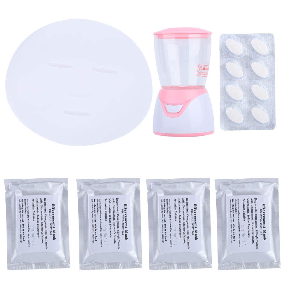 DIY Natural Fruit & Vegetable Face Mask Maker Machine Kit - Cosmetic Facial Skin Care Beauty Tool with Effervescent Tablets for SPA & Home Skincare Routine | Perfect for At-Home Spa Days & Professional Skin Treatments