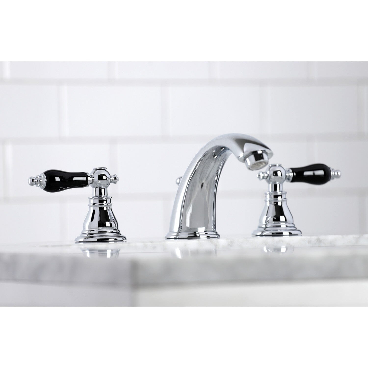 Duchess Two-Handle 3-Hole Widespread Bathroom Faucet with Pop-Up Drain - Brushed Nickel Deck Mount Sink Faucet for Bathroom Vanity & Powder Room