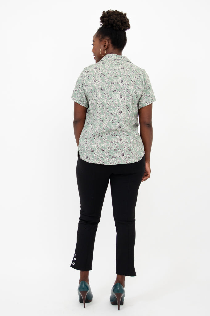 Aida Short Sleeve Top for Women - Stylish & Comfortable Summer Blouse - Perfect for Casual Outings, Beach Wear & Daily Fashion