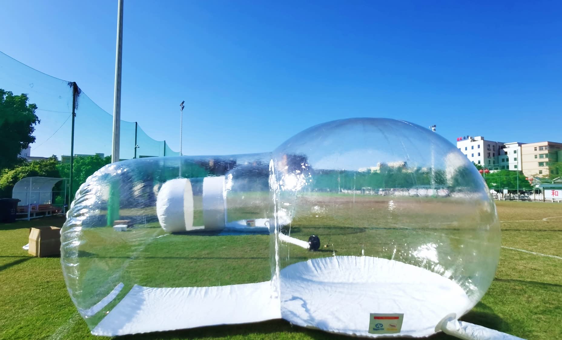 Premium Inflatable Bubble Tent - Waterproof Transparent Outdoor Dome with Blower for Camping, Music Festivals & Stargazing | Perfect for Backyard Parties, Glamping & Outdoor Adventures