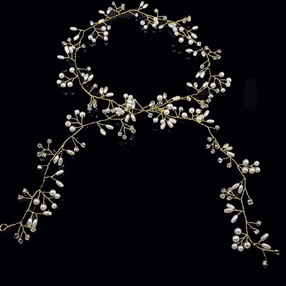 Elegant Sarpa Floral Wedding Hair Pin - Bridal Hair Accessories for Women - Perfect for Weddings, Prom & Special Occasions
