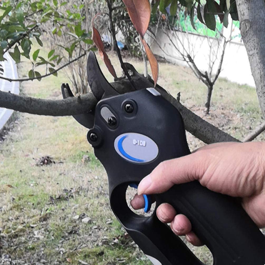 Electric Pruning Shears 150W - Rechargeable Lithium Battery Garden Shears with 2 Batteries - Perfect for Tree Trimming, Bush Pruning & Landscaping