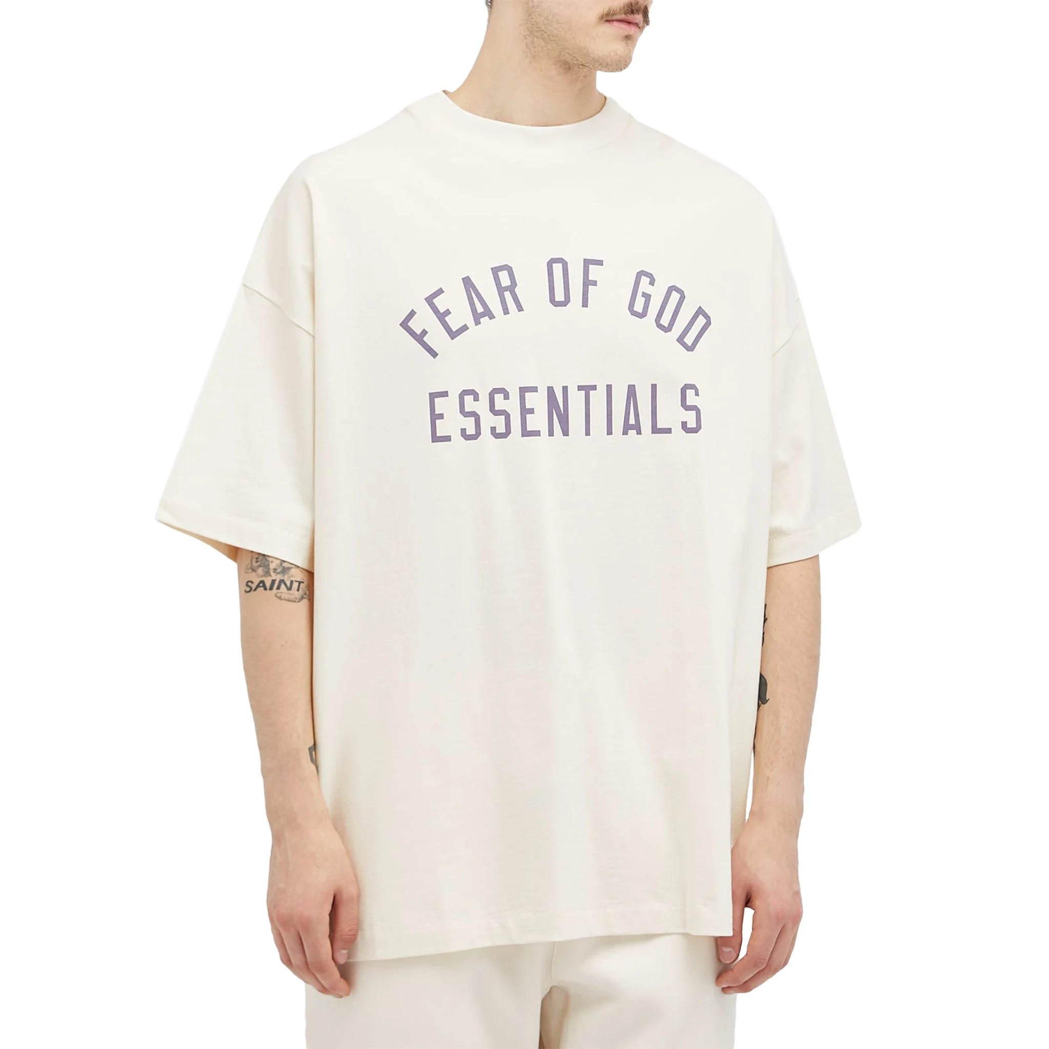 Fear Of God Essentials Jersey Crewneck Shell T-Shirt for Men (FW24) - Comfortable Casual Wear for Street Style & Everyday Outfits