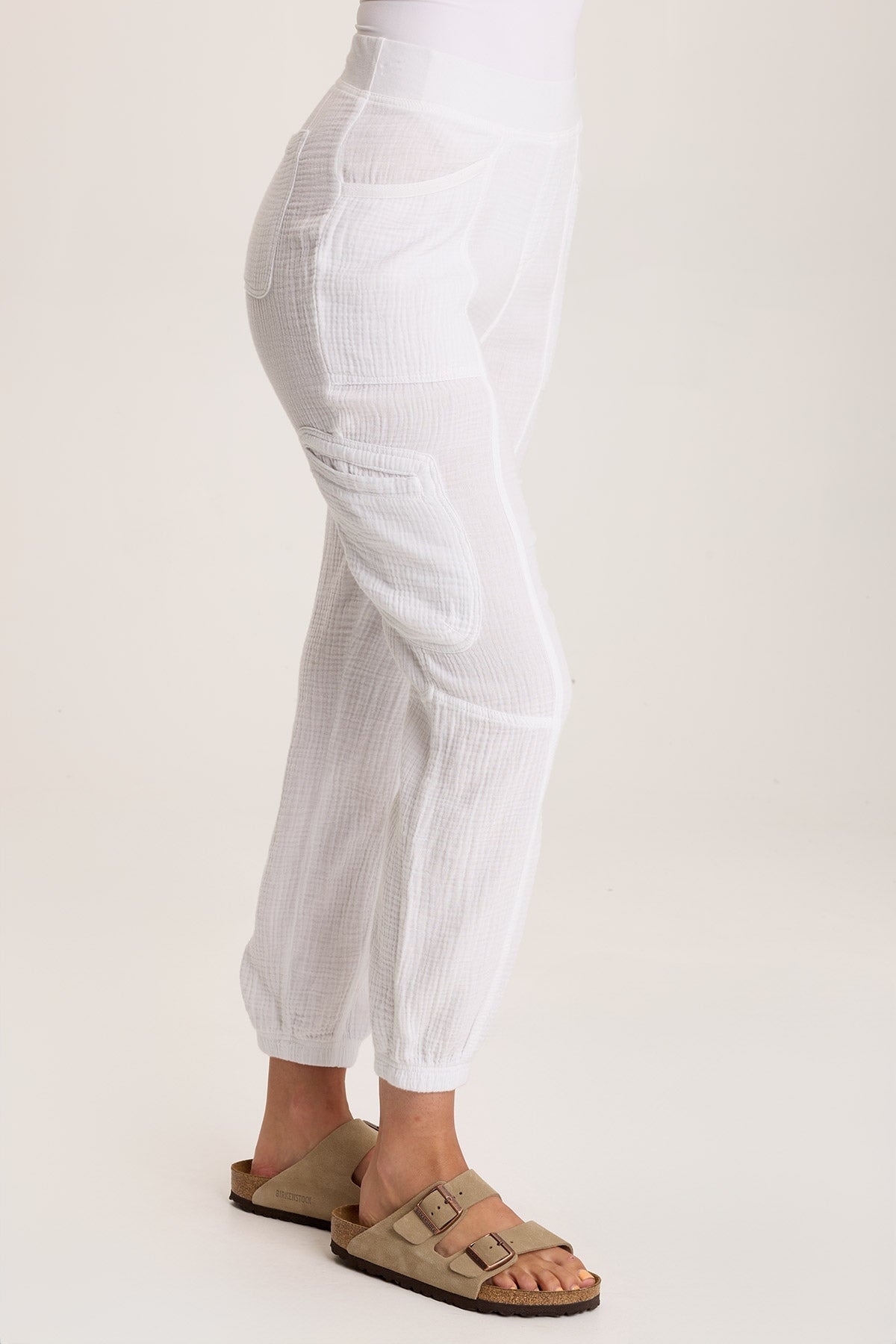 Hidalgo Soft Plush Gauze Jogger Pants for Women - Comfortable Lounge & Sleepwear, Perfect for Yoga, Running Errands, and Relaxing at Home
