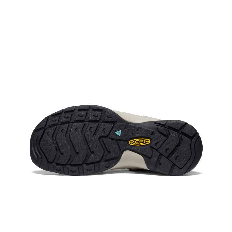 Women's Astoria West Sandal - Comfortable Navy Blue & White Striped Casual Sandals | Perfect for Beach, Vacation, and Summer Outdoor Activities