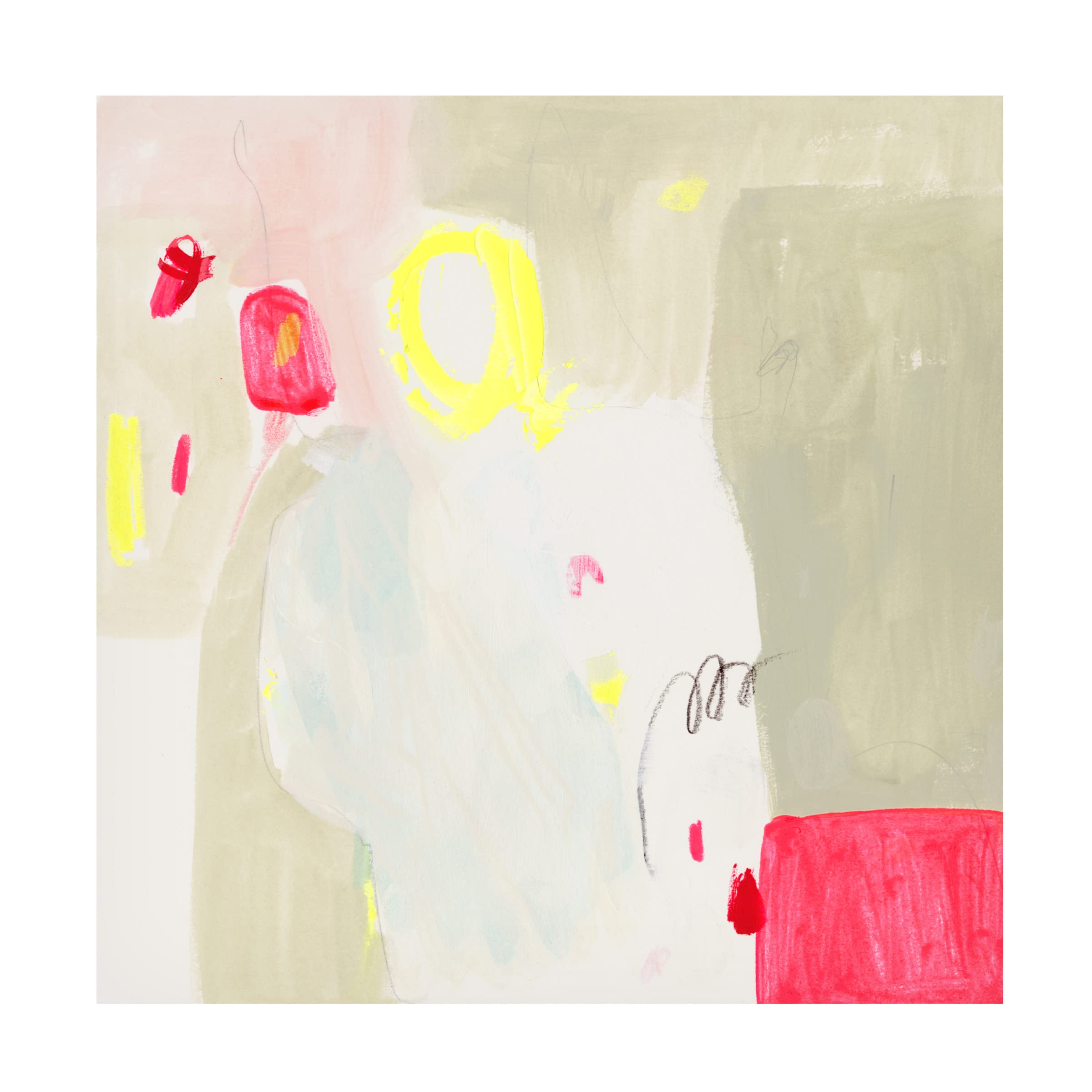 Victoria Borges 'Fizz I' Canvas Wall Art Print - Modern Abstract Painting for Living Room, Bedroom & Office Decor | Trademark Fine Art Collection