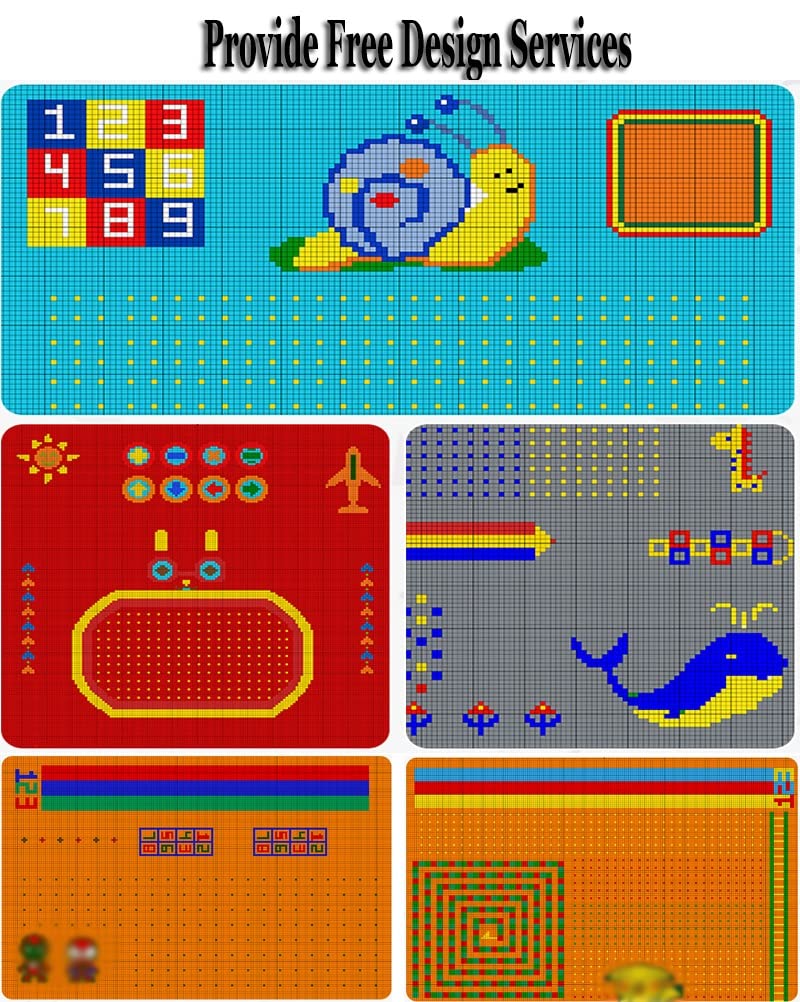 Interlocking Floor Tiles 25x25cm - Waterproof Modular Sports Mats for Basketball Court, Kindergarten, School, Amusement Park & Stadium - Durable Gym Flooring for Indoor/Outdoor Use