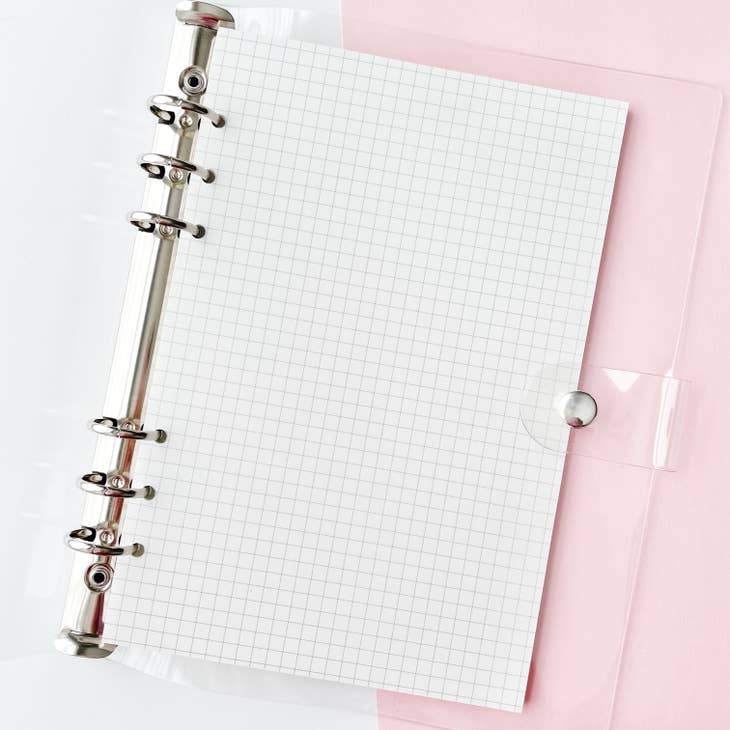A5 Grid Page Refills for Planners - Perfect for Bullet Journaling, Note Taking & Organizing