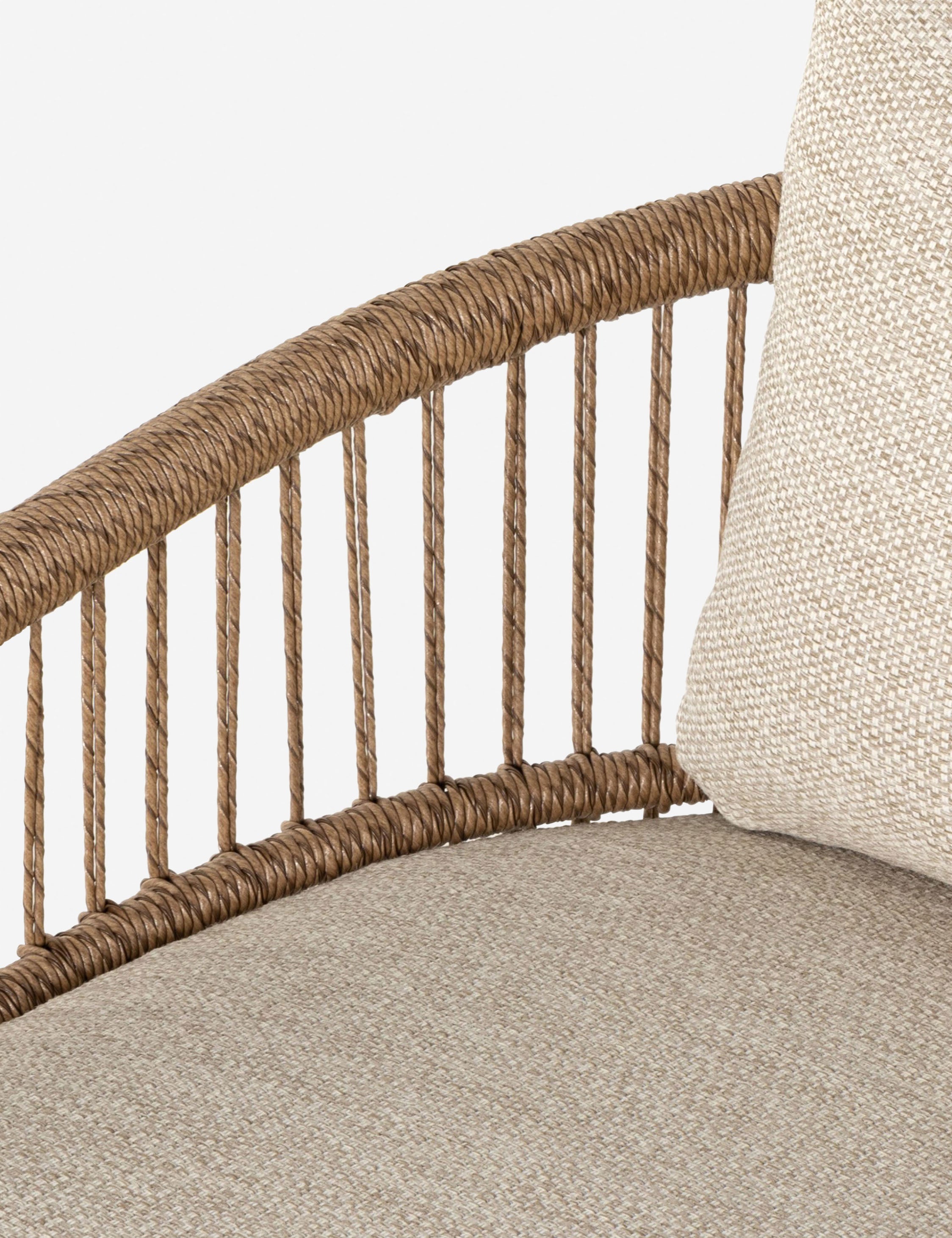 Fahari Outdoor Accent Chair - Waterproof Wicker Patio Lounge Chair with Cushion, Perfect for Garden, Poolside, and Backyard Relaxation