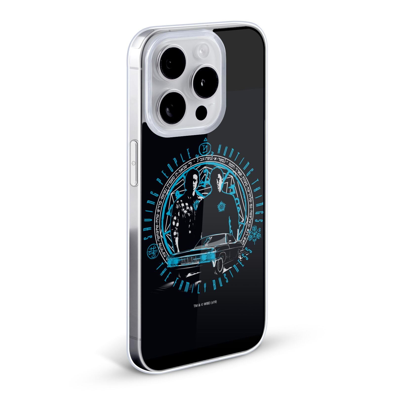 Officially Licensed Supernatural Dean & Sam Business Vectors iPhone 11 Pro Max Case - Soft Gel Protective Cover for Apple iPhone 11 Pro Max - Perfect for Fans, Collectors and Supernatural TV Show Enthusiasts