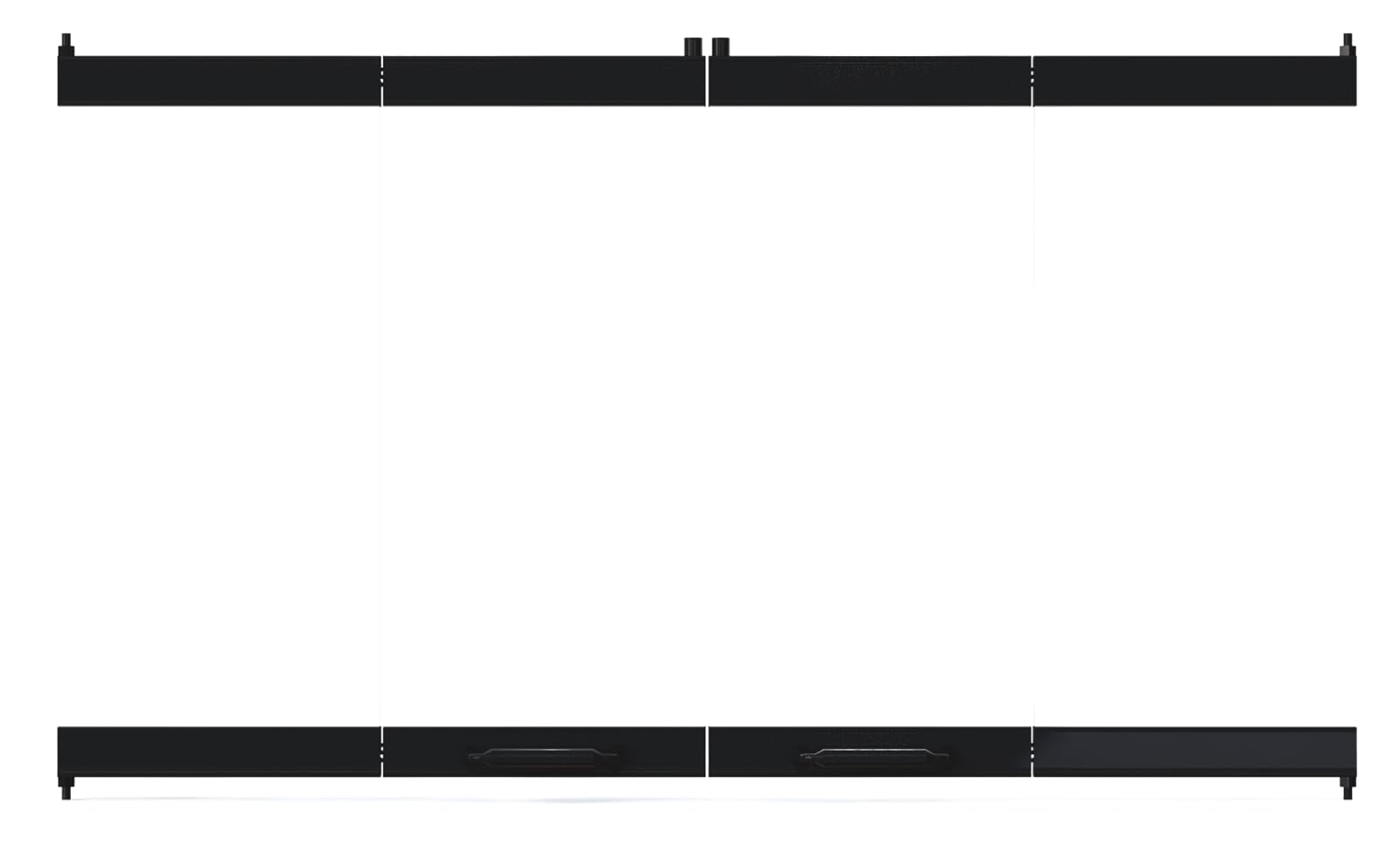 Marco Fireplace Glass Doors - Silver Finish | Heat Resistant & Stylish | Perfect for Living Rooms & Patios