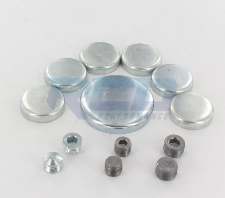 Elgin 1968-1997 7.0L & 7.5L 429/460 Engine Steel Frost Plug Kit - Freeze Plug Replacement for Ford Trucks & Classic Cars - Perfect for Engine Rebuilds & Maintenance